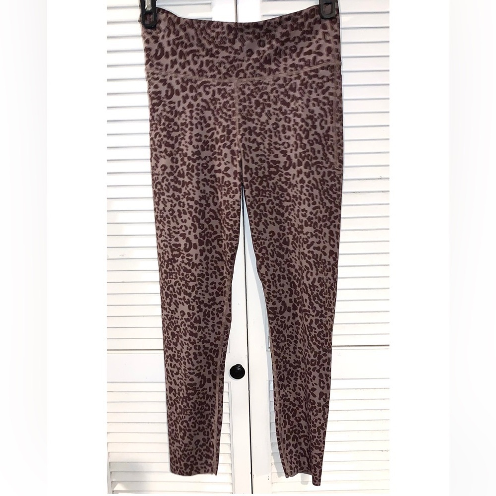 GAP fit Animal Print Leggings in Brown and Black women’s size XL